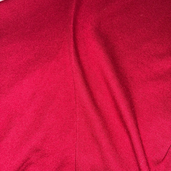 Lacademie Red Asymmetrical Sweater Dress Size XS - Picture 8 of 12